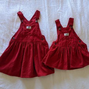 Oshkosh B'gosh corduroy overall dress
